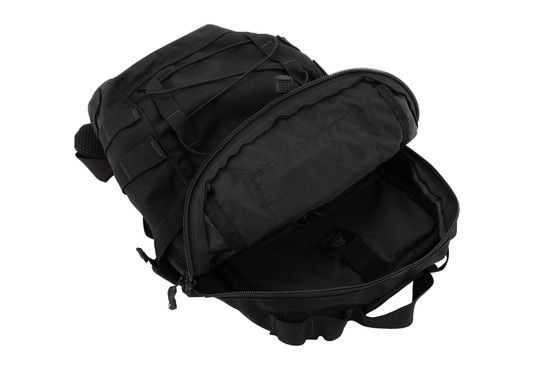Velocity Systems 24 Hour Assault Pack in Black has a zippered closure